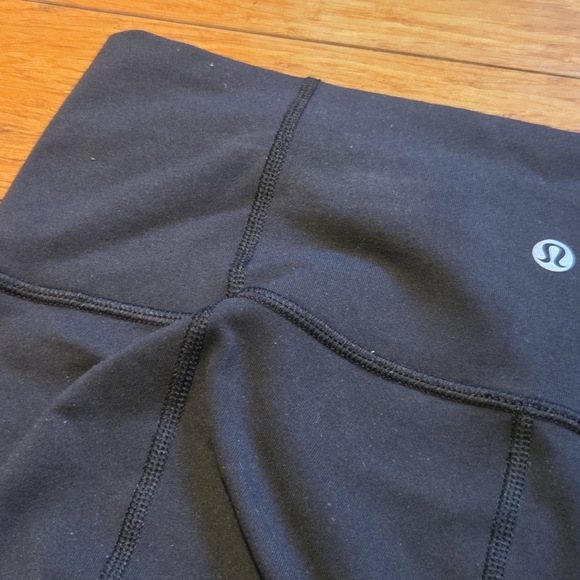 Lululemon Groove Pant Size 8 Black High Rise Flare Yoga Pants 32” Inseam Luon - Picture 5 of 11